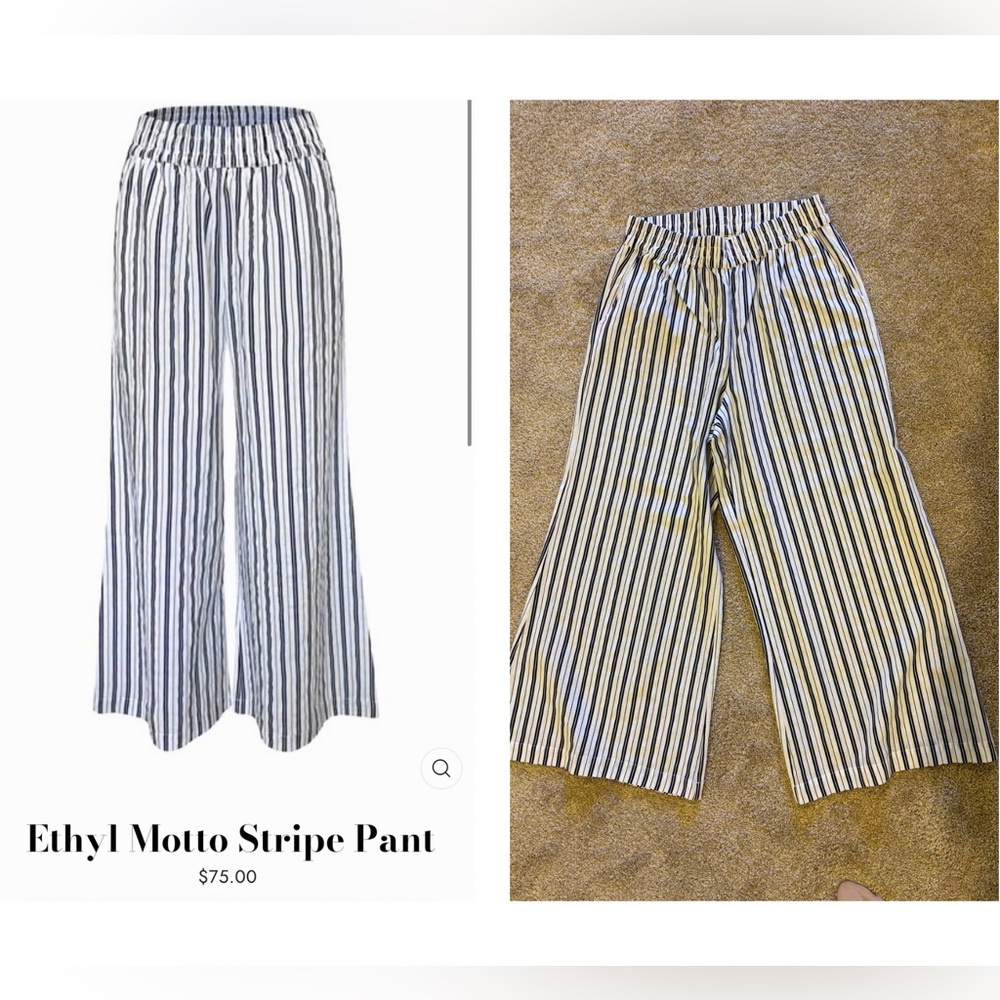 ETHYL Motto Stripe Pant